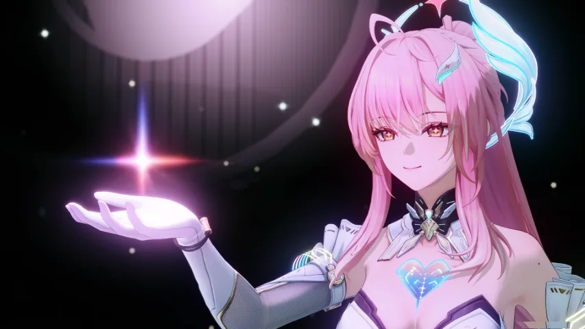Aemeath Holding Star Glowing Light Wuthering Waves preview