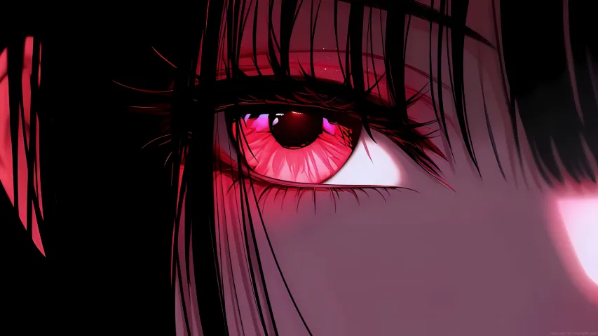 Red Eyes Anime Girl preview